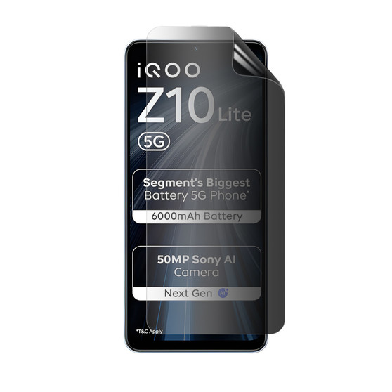 Vivo iQOO Z10 Lite Privacy Screen Protector