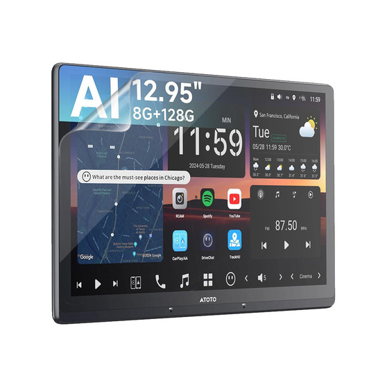 Atoto X10G129E Matte Screen Protector