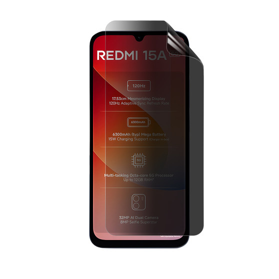 Xiaomi Redmi 15a 5G Privacy Quad Screen Protector