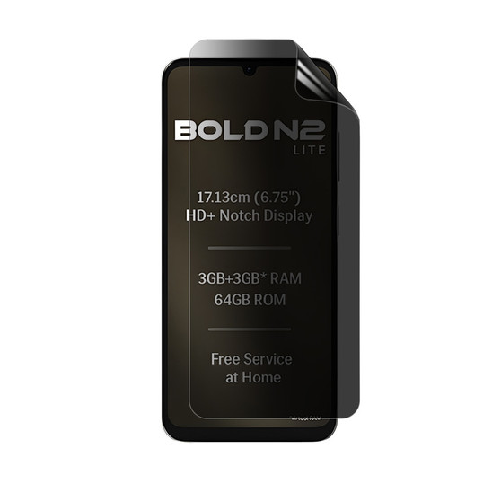 Lava Bold N2 Lite Privacy Quad Screen Protector