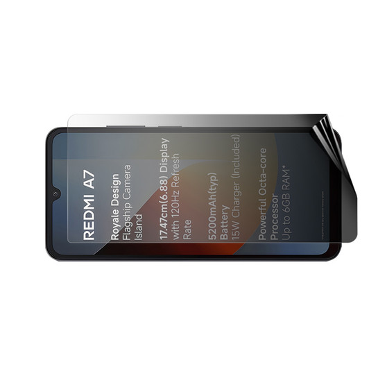 Xiaomi Redmi A7 Privacy (Landscape) Screen Protector