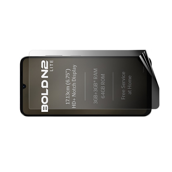 Lava Bold N2 Lite Privacy (Landscape) Screen Protector
