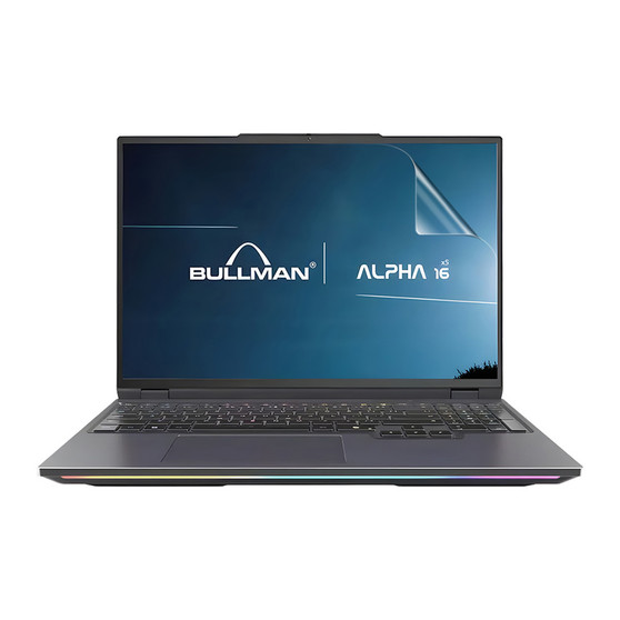 Bullman Alpha 16 X5 Intel Vivid Screen Protector