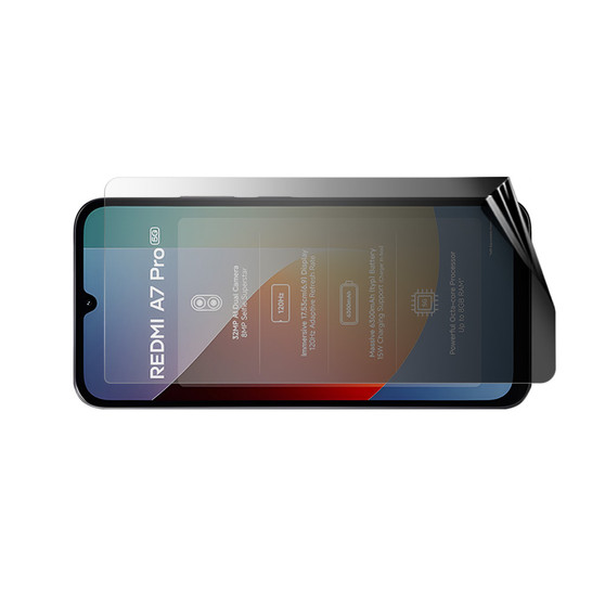 Xiaomi Redmi A7 Pro 5G Privacy (Landscape) Screen Protector