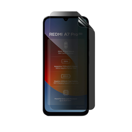 Xiaomi Redmi A7 Pro 5G Privacy Quad Screen Protector
