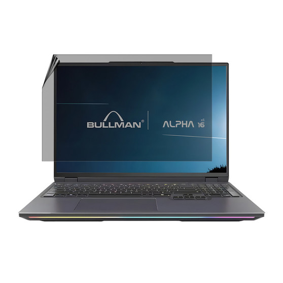 Bullman Alpha 16 X5 AMD Privacy Quad Screen Protector