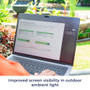 Improved screen visibility outdoors when using the Lenovo ThinkPad Helix (Gen 1)