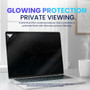 Privacy with a glossy surface finish