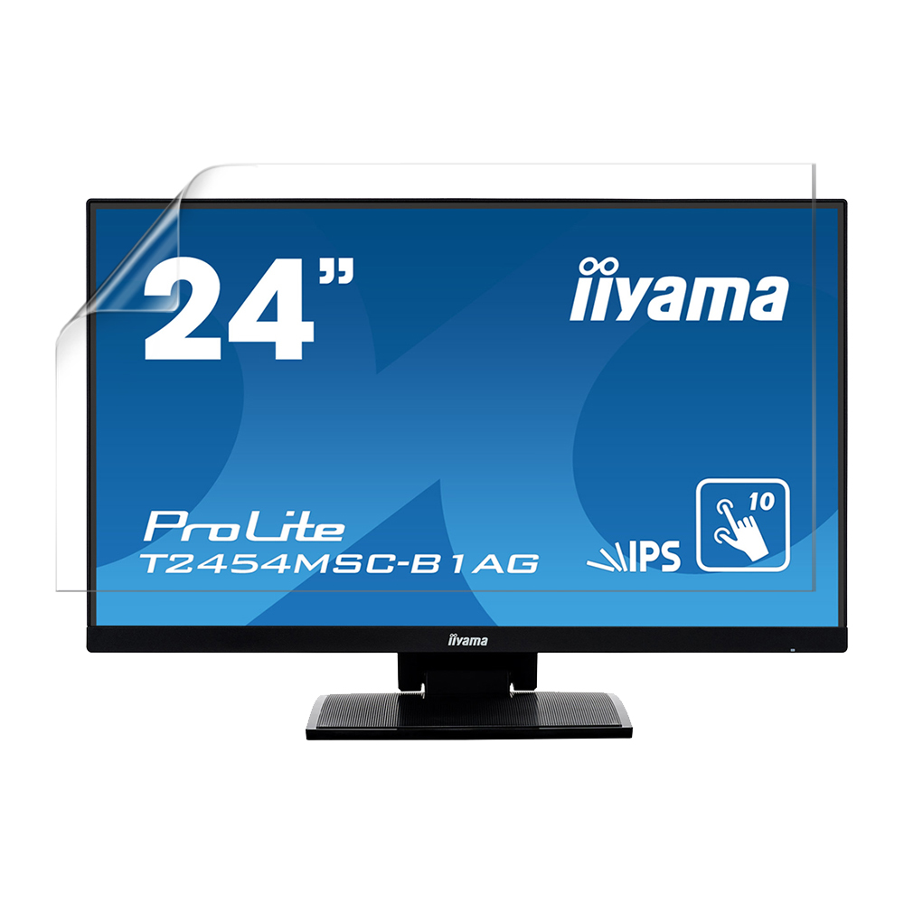 Protection écran AtFoliX Pour Iiyama ProLite T2454MSC-B1AG – Transparent