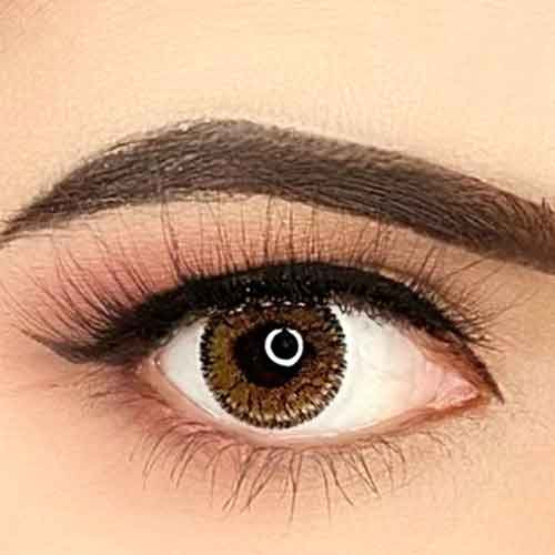 Hazelnut Coloured Cosmetic Contact Lenses