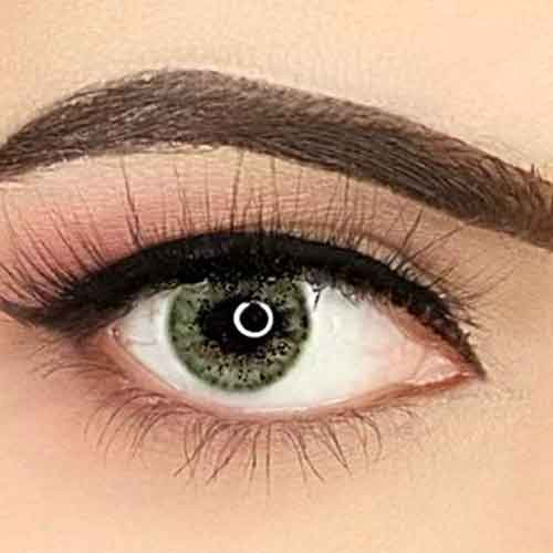 Icy Green Coloured Cosmetic Contact Lenses