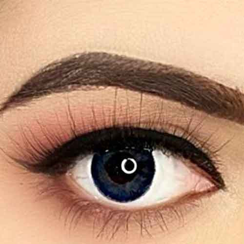 Caribbean Blue Coloured Cosmetic Contact Lenses