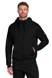 Nike Club Fleece Sleeve Swoosh Full Zip Hoodie