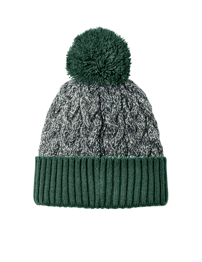 New Era Marled Knit Pom Beanie