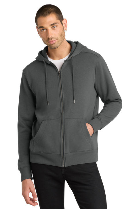District Perfect Weight Fleece Full Zip Hoodie