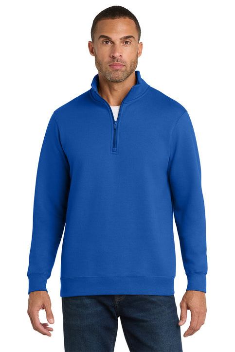 Port & Co Fan Favorite Fleece 1/4 Zip Pullover Sweatshirt