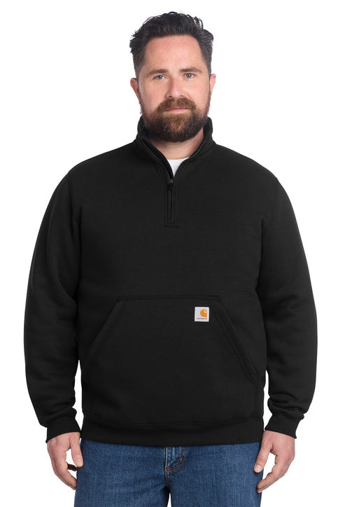Carhartt Midweight 1/4 Zip Mock Neck Sweatshirt