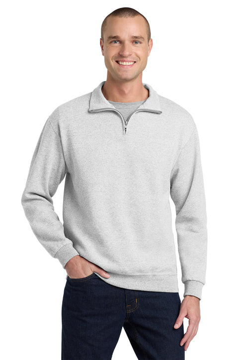 Jerzees NuBlend 1/4 Zip Cadet Collar Sweatshirt
