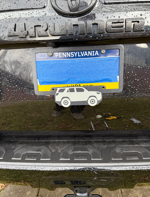4Runner (5th Gen) License Plate Holder