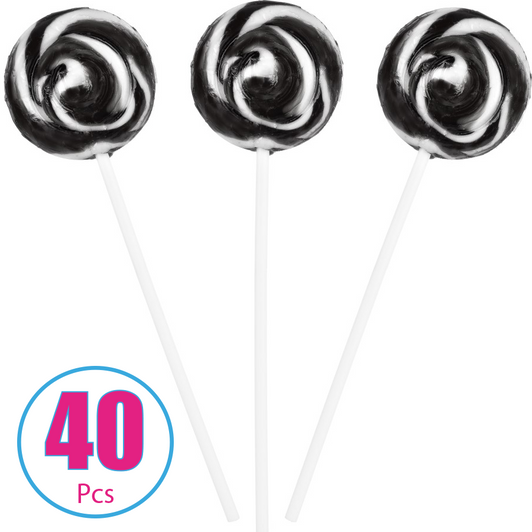 Black and White Swirl Pop - 40