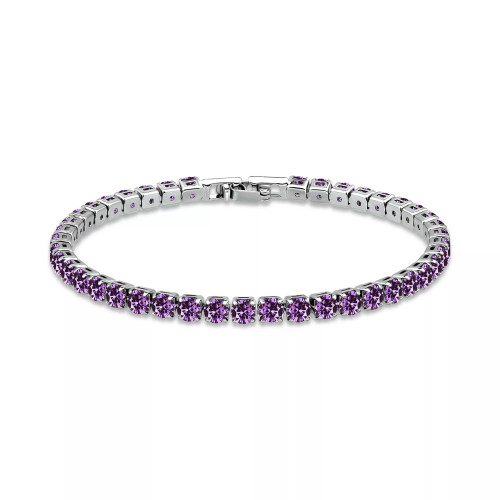 Cubic Zirconia Tennis Bracelet (Also in Multiple Colors), Created for Macy's