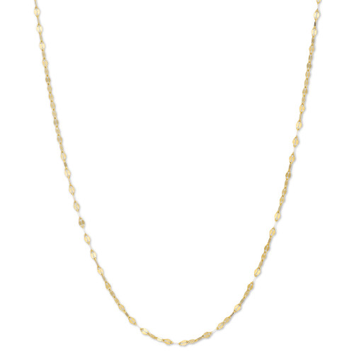 Double Link 16" Chain Necklace in 14k Gold-Plated Sterling Silver