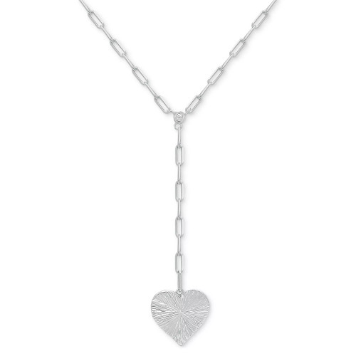 Radiant Heart Lariat Necklace, 16" + 2" extender, Created for Macy's