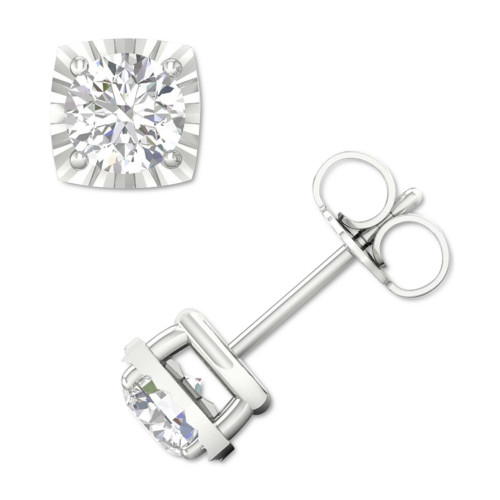 Diamond Enhancer Stud Earrings (1 ct. t.w.) in 14k White Gold