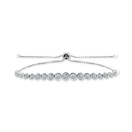 Cubic Zirconia Bolo Bracelet, Created for Macy's