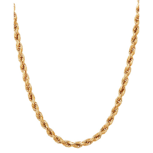 Glitter Rope Link 22" Chain Necklace in 14k Gold, Created for Macy's