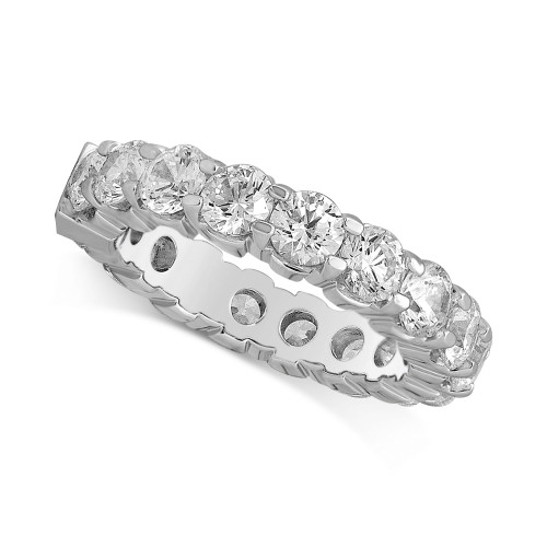 Diamond Eternity Band (4 ct. t.w.) in 14k White or Yellow Gold
