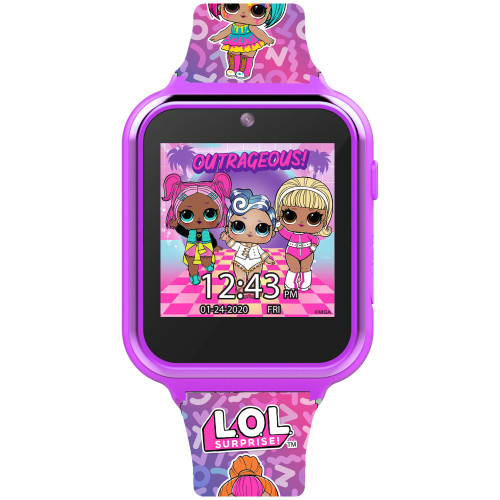 Kid's LOL Surprise Pink Silicone Strap Smart Watch 46x41mm