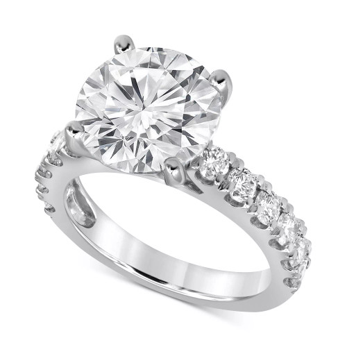 Certified Lab Grown Diamond Engagement Ring (6 ct. t.w.) in 14k Gold