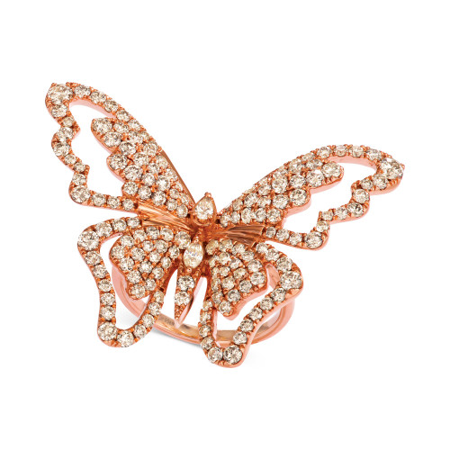 Butterfly Away® Nude Diamond™ Ring (2-3/4 ct. t.w.) in 14k Rose Gold