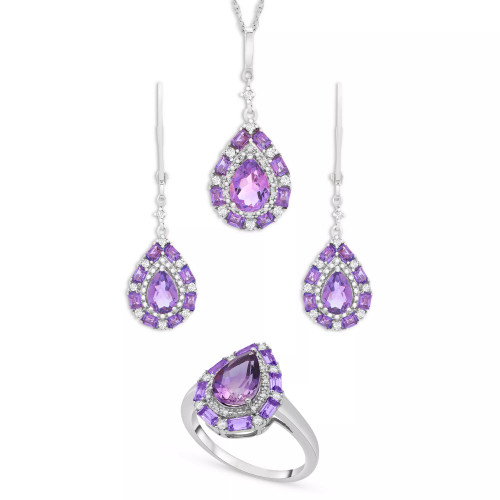 Amethyst Multi-Gemstone Jewelry Collection