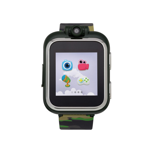 Kids Smartwatch with Olive Camouflage Printed Strap