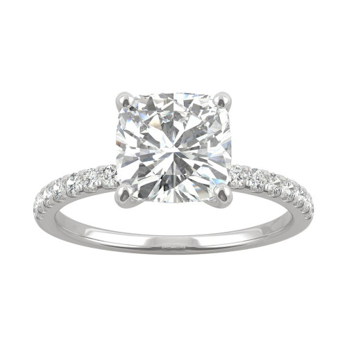 Moissanite Engagement Ring (2-5/8 ct. t.w. DEW) in 14k White Gold