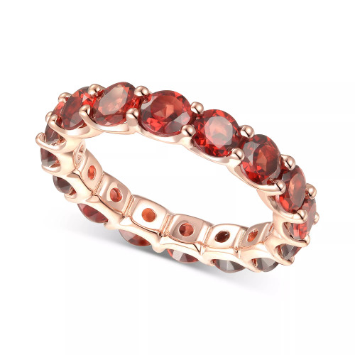 Amethyst Eternity Band (1/2 c.t. t.w.) in Sterling Silver (Also Available In Citrine, Blue Topaz, Multi, Opal, and Rhodolite Garnet)