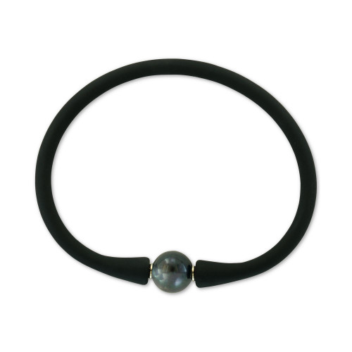 EFFY® Cultured Freshwater Pearl (11mm) Silicone Rubber Bracelet