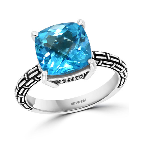 EFFY® Blue Topaz or Citrine Statement Ring (4-1/2 ct. t.w.) in Sterling Silver
