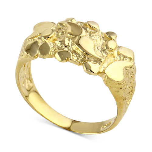 Nugget Statement Ring in 10k Gold