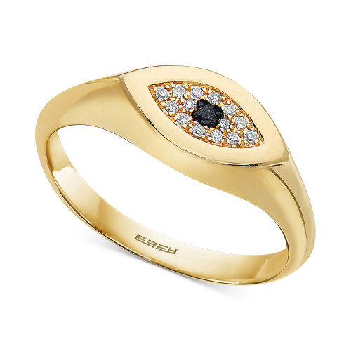 EFFY® Diamond Accent Evil Eye Ring in 14k Gold