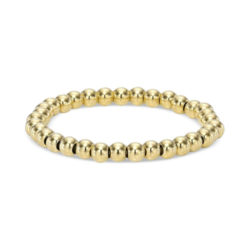 Polished Multi-Bead Stack Ring in 14k Gold