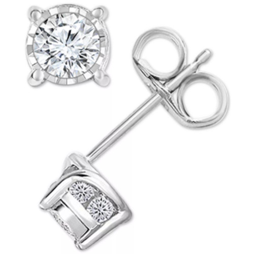 Diamond Stud Earrings (1/2 ct. t.w.) In 14k Gold