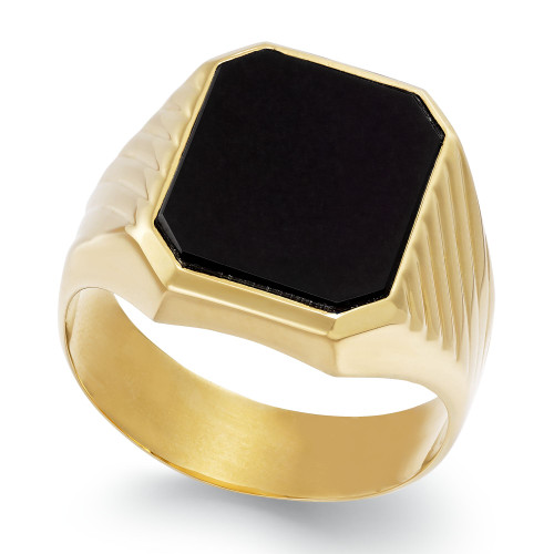 Men's Onyx  (3-3/4 ct. t.w.) Ring in 14k Gold