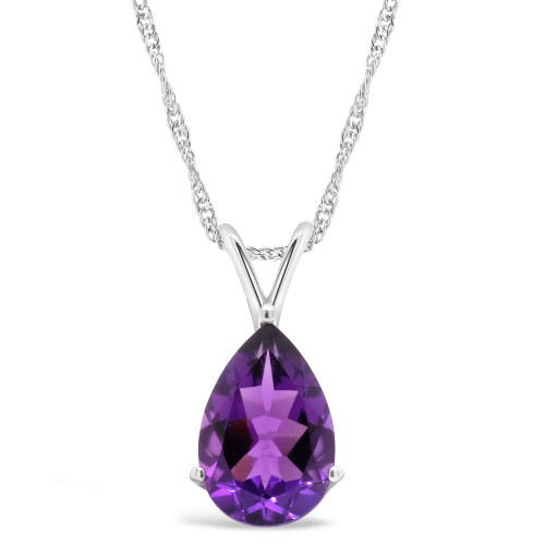 Amethyst (2-5/8 ct. t.w.) Pendant Necklace in Sterling Silver