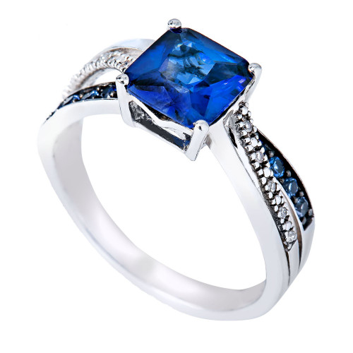 Women's Diamond Accent Ring in Sterling Silver