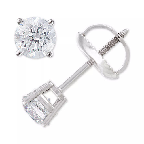 Diamond Stud Earrings (1/4 ct. t.w.) in 14k White Gold