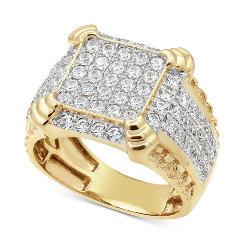 Men's Diamond Cluster Ring (2-1/4 ct. t.w.) in 10k Gold or 10k White Gold