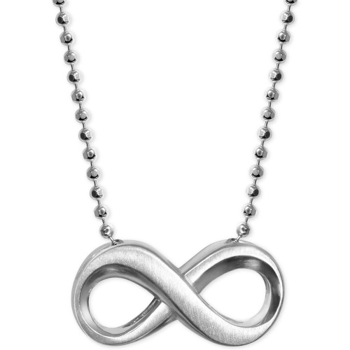 Infinity Pendant Necklace in Sterling Silver
